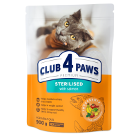 Club 4 Paws Premium Sterilised Salmon Сухий корм для стерилізованих кішок з лососем