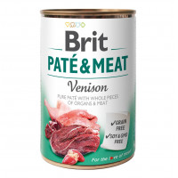 Brit Pate and Meat Venison Консервы для взрослых собак с олениной