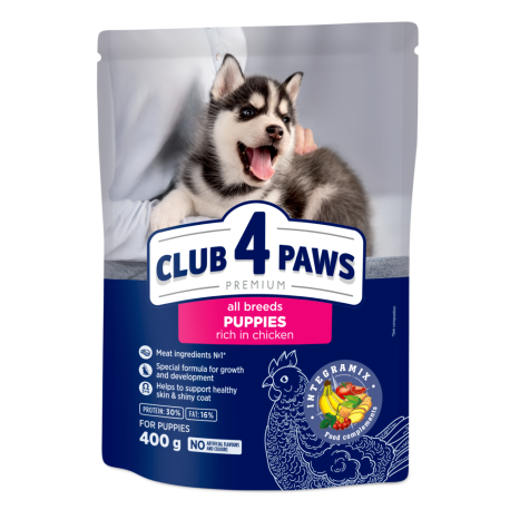 Club 4 Paws Premium Puppies All Breeds Сухой корм для щенков всех пород