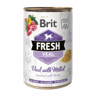Brit Fresh Veal with Millet Консерви для дорослих собак з телятиною та просом