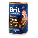 Консерви для Brit Premium собак зі свининою та трахеєю