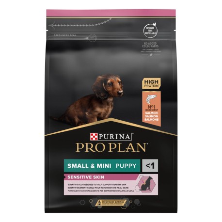 Pro Plan Small & Mini Sensitive Skin Puppy Сухий корм для цуценят дрібних порід з лососем