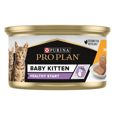Pro Plan Baby Kitten Консервы для котят мусс с курицей