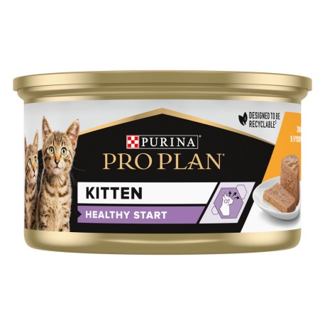Pro Plan Junior Консервы для котят мусс с курицей