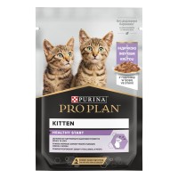Pro Plan Nutrisavour Junior Консервы для котят с индейкой кусочки в подливе