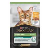 Pro Plan Nutrisavour Sterilised Консервы для стерилизованных кошек с курицей кусочки в подливе