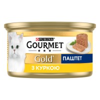 Gourmet Gold Консервы для взрослых кошек паштет с курицей