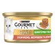 Gourmet Gold Консерви для дорослих кішок з качкою морквою та шпинатом шматочки в паштеті