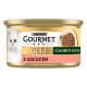 Gourmet Gold Консерви для дорослих кішок соковита насолода з лососем