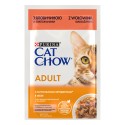 Cat Chow Adult Консерви для дорослих кішок з яловичиною та баклажанами в желе