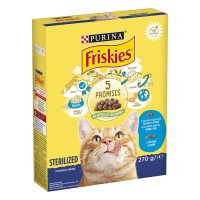 Friskies Neutered Сухой корм для стерилизованных кошек с лососем и овощами