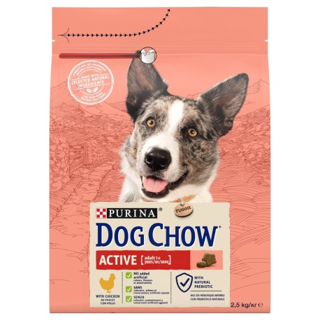 Dog Chow Active Сухой корм для активных собак с курицей
