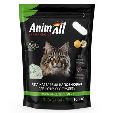 AnimAll Expert Choice Cиликагелевый наполнитель для кошачьего туалета