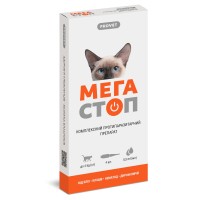 ProVET Мега Стоп Комплексный антипаразитарный препарат для кошек до 4 кг