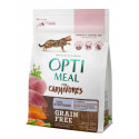 Optimeal Cat Adult for Carnivores Grain Free Беззерновий сухий корм для дорослих кішок з качкою та овочами