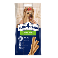 Club 4 Paws Premium Лакомства для собак мелких пород мясные палочки с курицей