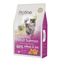 Profine Cat Adult Derma Salmon and Rice Сухий корм для дорослих кішок з лососем та рисом