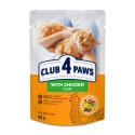 Club 4 Paws Premium Консервы для взрослых кошек с курицей в желе