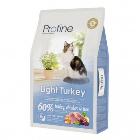 Profine Cat Adult Light Сухий корм для дорослих кішок з ожирінням з індичкою