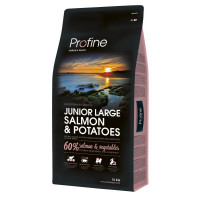 Profine Dog Junior Large Salmon and Potatoes Сухий корм для цуценят великих порід з лососем та картоплею