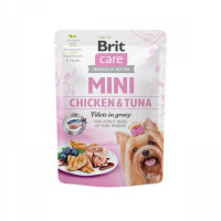 Brit Care для дорослих собак дрібних порід з куркою та тунцем у соусі