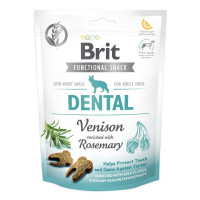 Brit Care Dog Adult Functional Snack Dental Venison Лакомства для взрослых собак с дичью и розмарином