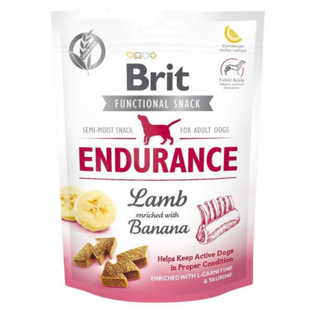 Brit Care Dog Adult Functional Snack Endurance Lamb and Banana Ласощі для дорослих собак з ягнятком та бананом
