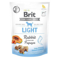 Brit Care Dog Adult Functional Snack Light Rabbit and Papaya Ласощі для дорослих собак з кроликом та папаєю