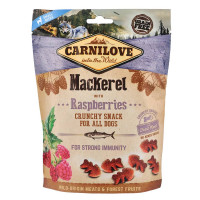 Carnilove Dog Crunchy Snack Mackerel with Raspberries Лакомства для взрослых собак со скумбрией и малиной