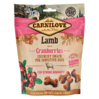 Carnilove Dog Crunchy Snack Lamb with Cranberries Лакомства для взрослых собак с ягненком и клюквой