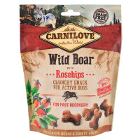 Carnilove Dog Crunchy Snack Wild Boar with Rosehips Лакомства для взрослых собак с диким кабаном и шиповником