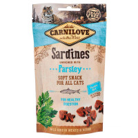 Carnilove Cat Semi-Moist Sardine with Parsley Лакомства для взрослых кошек с сардиной и петрушкой