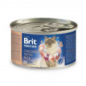 Brit Premium Cat Adult by Nature Консервы для взрослых кошек с курицей и рисом