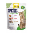 GimCat Nutri Pockets Country Mix & Multi-Vitamin Ласощі для кішок качка з яловичиною та індичка з вітамінами