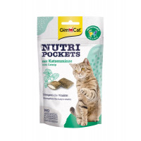 GimCat Nutri Pockets with Catnip & Multi-Vitamin Лакомства для кошек с кошачьей мятой и витаминами