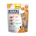 GimCat Nutri Pockets Malt Vitamin Mix Ласощі для котів начинка з солодом та вітамінами