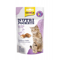 GimCat Nutri Pockets with Duck & Multi-Vitamin Лакомства для кошек с уткой и витаминами