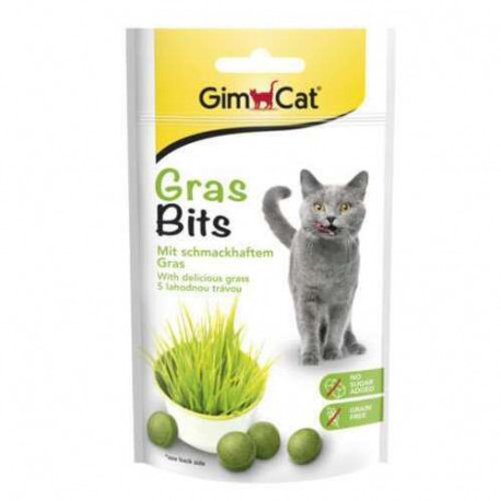 GimCat GrasBits Витаминизированные лакомства для кошек с травой