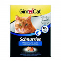 GimCat Schnurries Витамины для кошек с таурином и лососем