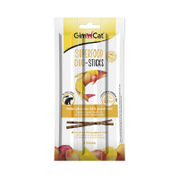 GimCat Superfood Duo-Sticks Лакомства для кошек с лососем и манго