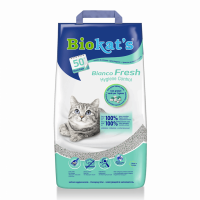 BioKat's Bianco Fresh Наповнювач для котячого туалету з ароматом весняних трав.