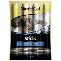 GimCat Sticks Salmon & Trout Колбаски для кошек с лососем и форелью