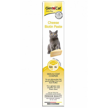 GimCat Cheese-Biotin Паста для кошек с сыром и биотином