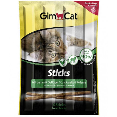 GimCat Sticks Lamb & Poultry Ковбаски для кішок з ягнятком та птицею