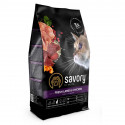 Savory Cat Adult Gourmand Sterilized Fresh Lamb with Chicken Сухий корм для стерилізованих кішок зі свіжим м'ясом ягняти та курки