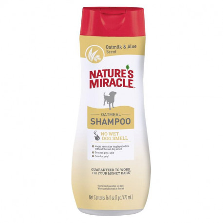 8in1 Natures Miracle Oatmeal & Aloe Shampoo Шампунь із вівсяним молочком для собак