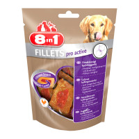 8in1 Fillets Pro Active Куриное филе для собак с глюкозамином и хондроитином