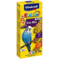 Vitakraft Kracker Trio Mix Ласощі для папуг з медом фруктами та яйцем