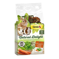 GimBi Natural Delight Травяной микс для грызунов с травами и морковью