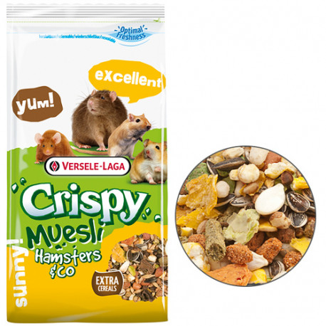 Versele Laga Crispy Muesli Hamsters & Co Корм для дрібних гризунів